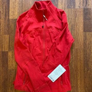 Lululemon Define Jacket Size 12 - Dark Red